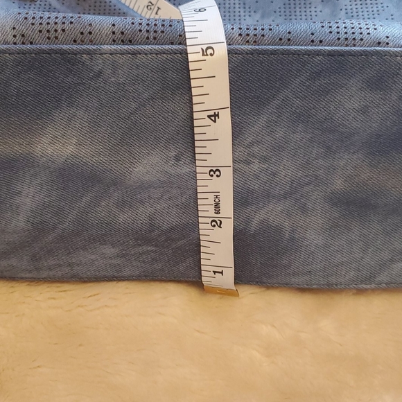 ♥️ NEW ♥️ STEVE MADDEN STUDDED DENIM SATCHEL ♥️ - Picture 7 of 8